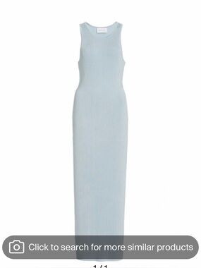 SIGNIFICANT OTHER Women's Sofia Cutout Ribbed-knit Midi Dress In Blue Size US 6